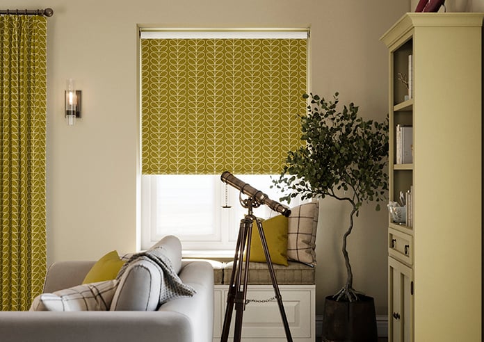 Orla Kiely Linear Stem, Seagrass - Twist&Fit Roller Blind - Image 3